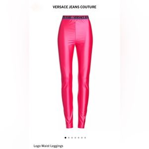 Brand new w/tags Versace Logo Waist Leggings size 36 (0-2)
